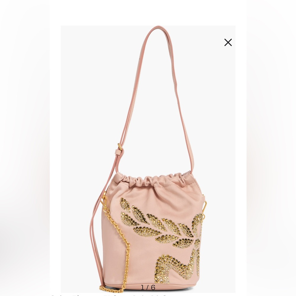 MCM Pink and Gold Shoulder Bag - Picture 4 of 6